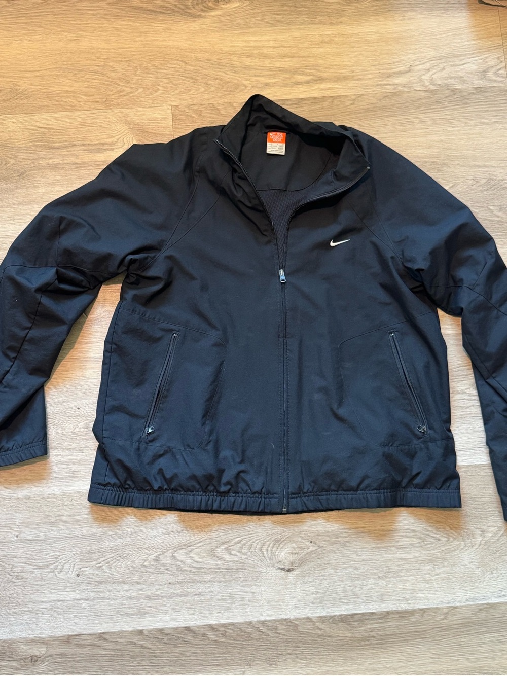 Nike Men's Black Full-Zip Performance Jacket